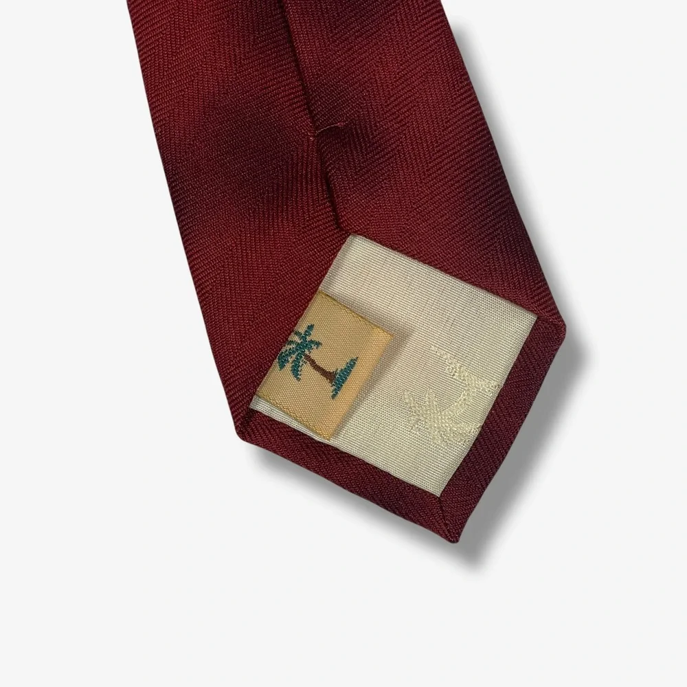 Tommy Bahama Silk‎ Necktie Mens Burgundy Golfers Checkered Designer 58